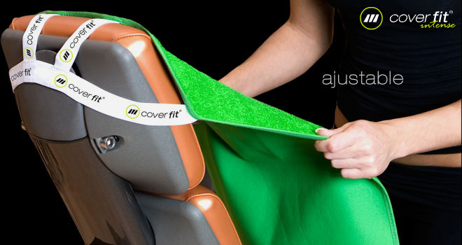 La toalla fácilmente ajustable